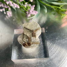 Load image into Gallery viewer, Rare - Benz calcite / Mercedes calcite with pyrite 02