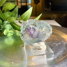 Load image into Gallery viewer, Light blue with purple Yaogangxian fluorite 05