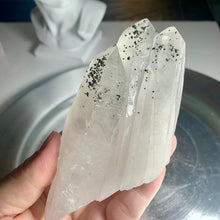 Load image into Gallery viewer, Rare - pyrite on quartz cluster pyrite with quartz 02