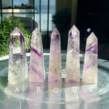 Load image into Gallery viewer, Top quality phantom amethyst obelisk amethyst tower