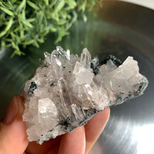Load image into Gallery viewer, New found - green chlorite pink lemurian quartz 21