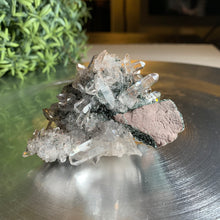 Load image into Gallery viewer, New found - green chlorite pink lemurian quartz 12
