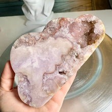Load image into Gallery viewer, Pink amethyst druzy cloud pink amethyst cloud carving