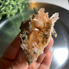 Load image into Gallery viewer, New found - green chlorite lemurian quartz cluster 18
