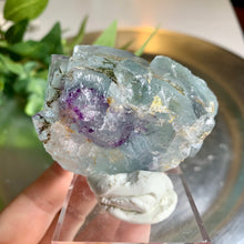 Load image into Gallery viewer, Light blue with purple Yaogangxian fluorite 05