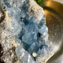 Load image into Gallery viewer, Top quality blue celestite geode celestite cluster
