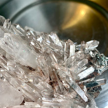 Load image into Gallery viewer, New found - green chlorite pink lemurian quartz cluster