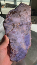 Load and play video in Gallery viewer, High quality - blue flower agate slab / slice