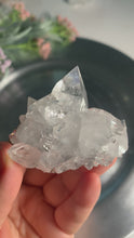 Load and play video in Gallery viewer, Diamond apophyllite on blue calcedony 05