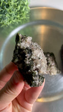Load and play video in Gallery viewer, Gemmy epidote quartz cluster 01