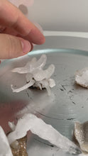 Load and play video in Gallery viewer, Rare - crystalline crystal cluster , icy color