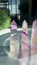 Load and play video in Gallery viewer, Top quality phantom amethyst obelisk amethyst tower