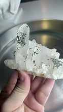 Load and play video in Gallery viewer, Pyrite on quartz cluster pyrite with quartz crystal 01