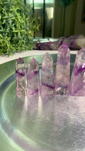 Load and play video in Gallery viewer, Top quality phantom amethyst tower amethyst obelisk crystal tower