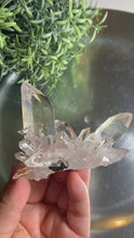 Load and play video in Gallery viewer, Top quality lemurian quartz cluster 09