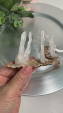 Load and play video in Gallery viewer, Rare - art shape crystalline crystal cluster