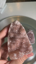 Load and play video in Gallery viewer, Top quality - rainbow amethyst tower / sparkling druzy tower