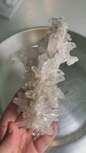 Load and play video in Gallery viewer, Rare - high quality lemurian quartz cluster