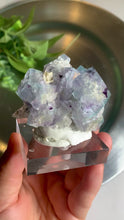 Load and play video in Gallery viewer, Blue Yaogangxian Fluorite with quartz 03
