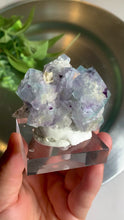 Load and play video in Gallery viewer, Blue Yaogangxian Fluorite with quartz 03