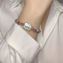 Load image into Gallery viewer, Gentle heart - Baroque pearl moonstone bracelet
