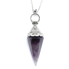 Load image into Gallery viewer, Retro palace style pendulum necklace