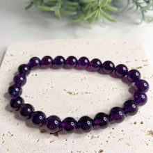 Load image into Gallery viewer, 7A level amethyst bracelet