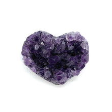 Load image into Gallery viewer, Heart shape amethyst cluster - healing crystals and stones