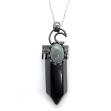 Load image into Gallery viewer, Large natural stone hexagonal prism Necklace