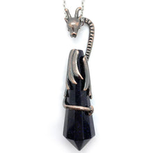 Load image into Gallery viewer, Ancient myth dragon pillar Natural Crystal Pendant Necklace