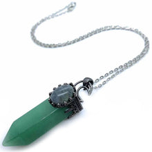 Load image into Gallery viewer, Large natural stone hexagonal prism Necklace