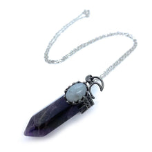 Load image into Gallery viewer, Large natural stone hexagonal prism Necklace