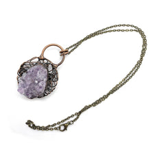 Load image into Gallery viewer, Cradle of life natural stone necklace