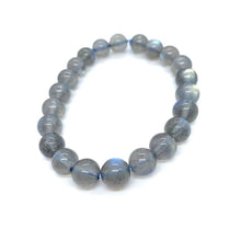 Load image into Gallery viewer, 7A level grey moonstone bracelet