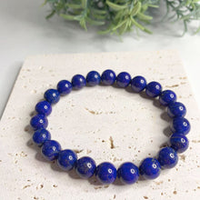 Load image into Gallery viewer, 7A level Lapis lazuli beads bracelet
