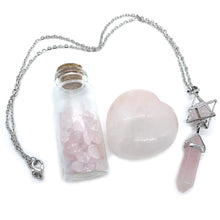 Load image into Gallery viewer, Rose quartz love attraction package