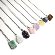 Load image into Gallery viewer, Raw crystal necklace