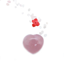 Load image into Gallery viewer, Rose quartz heart -  healing crystals and stones