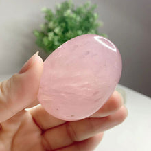 Load image into Gallery viewer, Rose quartz pocket stone - healing stones and crystals