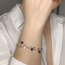 Load image into Gallery viewer, A new perspective on the world - Garnet OT buckle bracelet