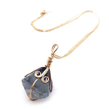Load image into Gallery viewer, Natural fluorite Pendant Necklace