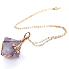 Load image into Gallery viewer, Natural fluorite Pendant Necklace