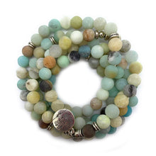Load image into Gallery viewer, 108 Mala stone beads bracelet