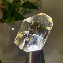 Load image into Gallery viewer, Blue Needle Smoky Quartz Tower – High Clarity Brazilian Crystal with Blue Light Inclusions
