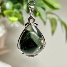 Load image into Gallery viewer, One-of-a-Kind Garden Quartz &amp; 925 Sterling Silver Teardrop Pendant
