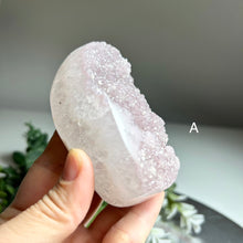 Load image into Gallery viewer, Top quality – Rainbow amethyst / lavender amethyst from Uruguay | Sparkly druzy surface
