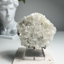 Load image into Gallery viewer, Large Platy Calcite Cluster with Pyrite – Clear Tabular Calcite Crystal for Clarity, Calm &amp; Home Decor
