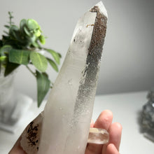 Load image into Gallery viewer, Specular Hematite Included Quartz Point
with Secondary Quartz Growth

