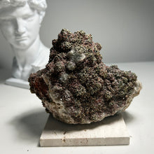 Load image into Gallery viewer, Large Pyrite and Hematite Cluster on Calcite — Sparkling Natural Crystal for Home Decor and Mineral Collection
