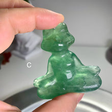 Load image into Gallery viewer, High quality - fluorite bunny / fluorite yoga frog
